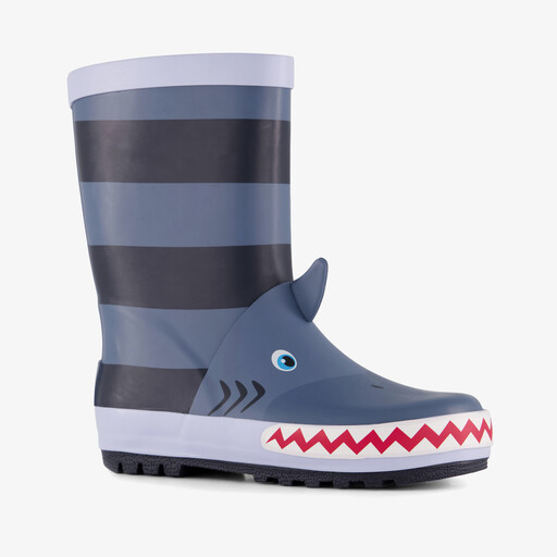 Kinder regenlaarzen met haaienkop