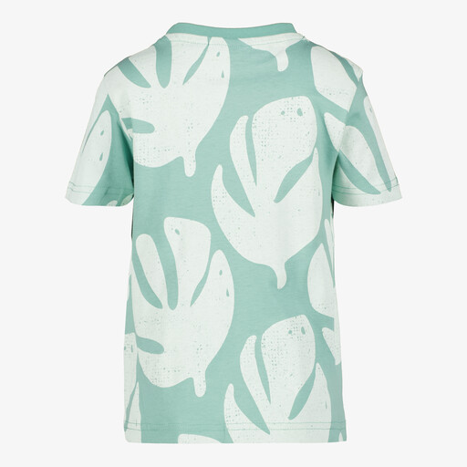 Jongens T-shirt met bladeren mintgrown