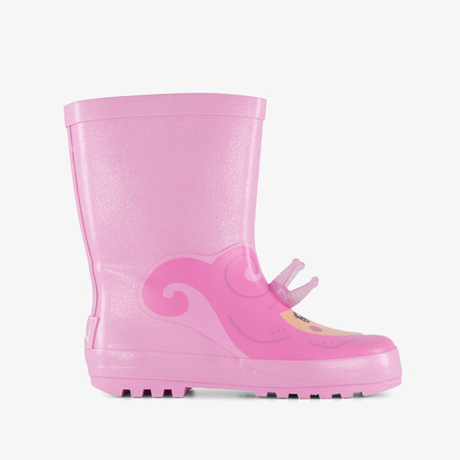 Meisjes regenlaarzen met zeemeermin roze