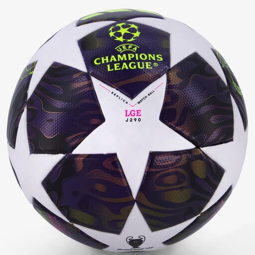UCL voetbal wit paars