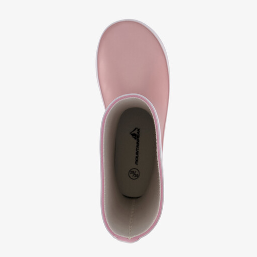 Kinder regenlaarzen metallic roze
