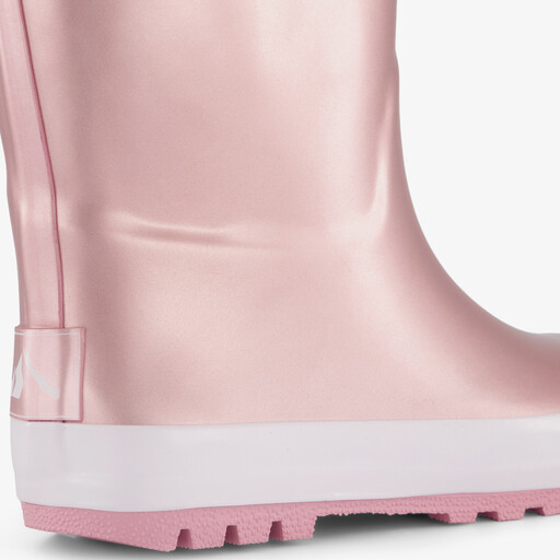 Kinder regenlaarzen metallic roze