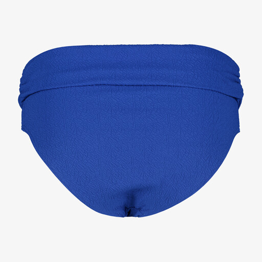 Dames bikinibroekje met overslag blauw