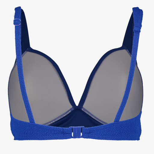 Voorgevormde dames bikinitop blauw