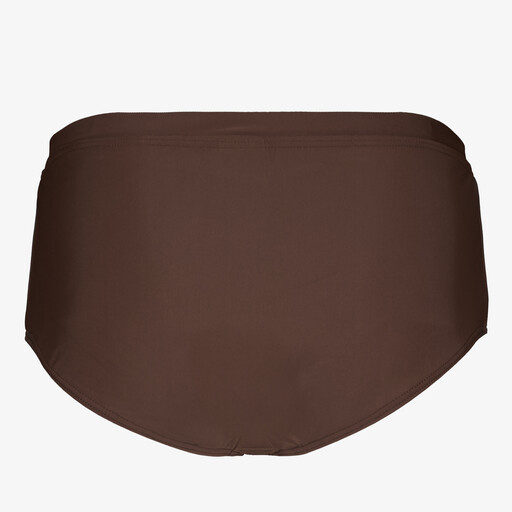 Dames high waist hipster bikinibroekje bruin