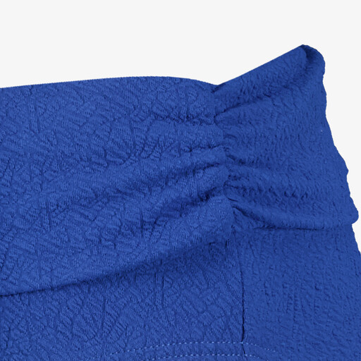 Dames bikinibroekje met overslag blauw