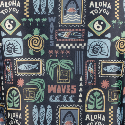 Kinder UV zwemshirt met lange mouwen en print