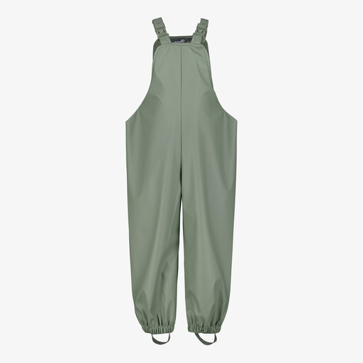 Kinder regen tuinbroek regenpak groen