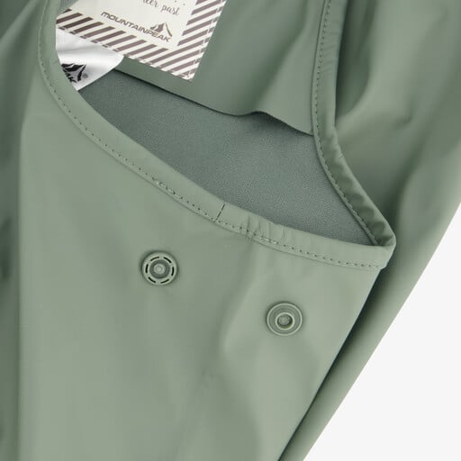 Kinder regen tuinbroek regenpak groen