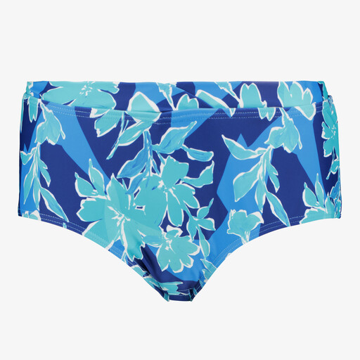 Dames high waist hipster bikinibroekje blauw