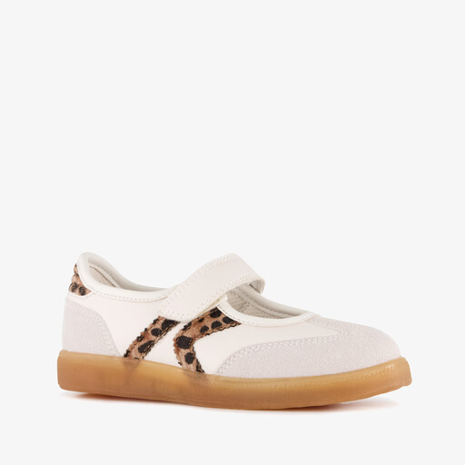 Meisjes ballerina sneakers panterprint