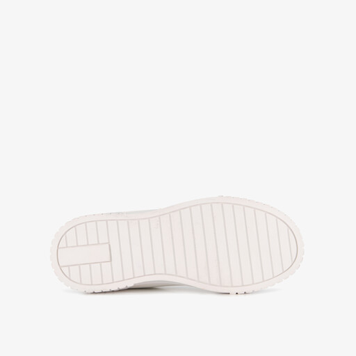 Meisjes sneakers wit metallic goud