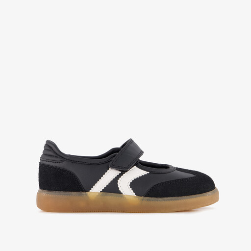 Meisjes ballerina sneakers zwart