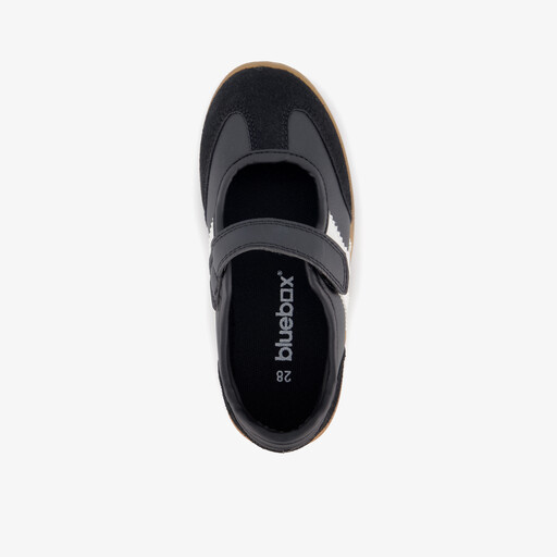 Meisjes ballerina sneakers zwart