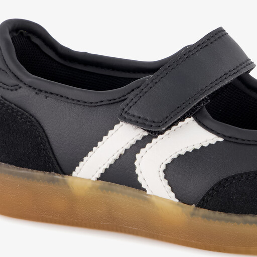 Meisjes ballerina sneakers zwart