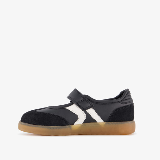 Meisjes ballerina sneakers zwart