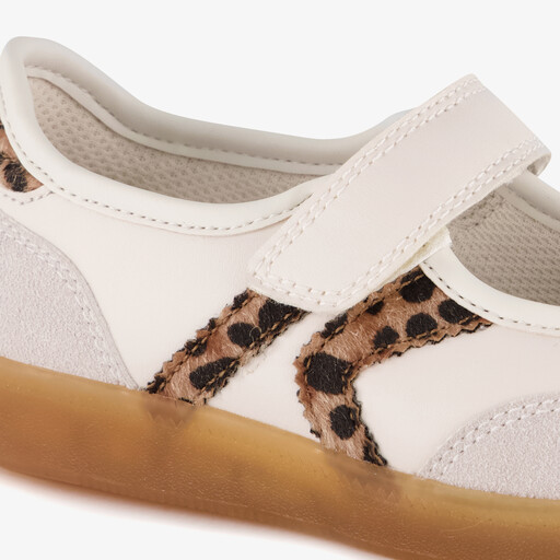 Meisjes ballerina sneakers panterprint