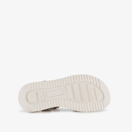 Leren meisjes sandalen goud