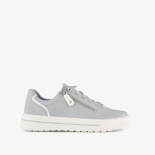 Dames sneakers met H leest lichtblauw