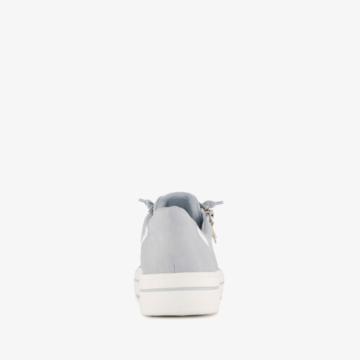 Dames sneakers met H leest lichtblauw