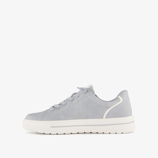 Dames sneakers met H leest lichtblauw