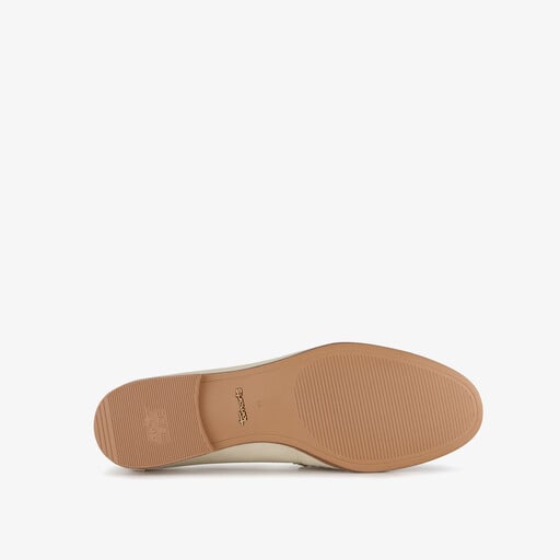 Dames loafers met lak ivoor