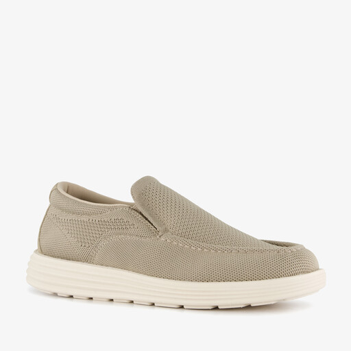 Heren sneakers beige