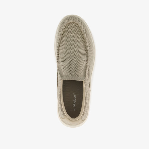 Heren instappers beige