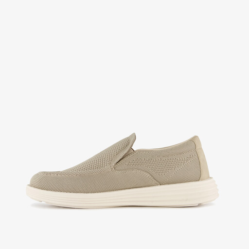 Heren instappers beige
