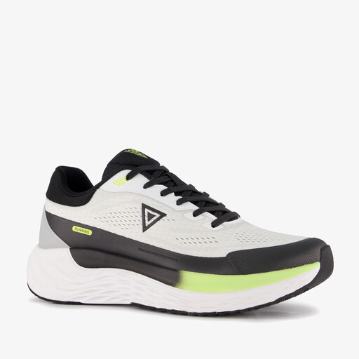Heren hardloopschoenen wit zwart