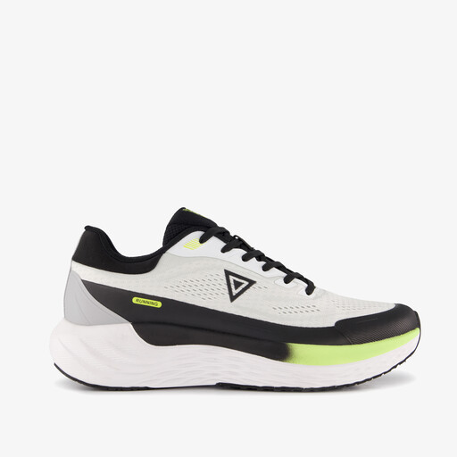 Heren hardloopschoenen wit zwart