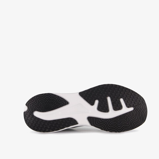 Heren hardloopschoenen wit zwart