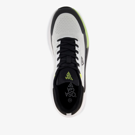 Heren hardloopschoenen wit zwart