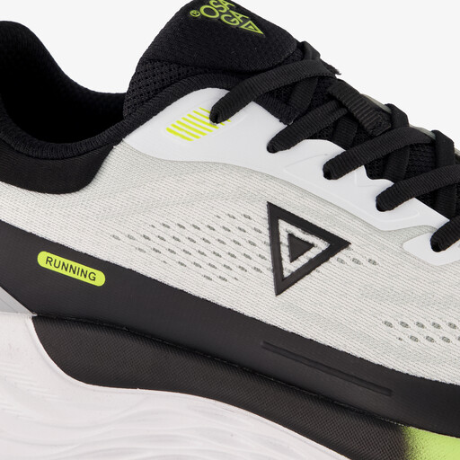 Heren hardloopschoenen wit zwart