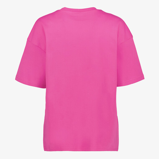 Oversized dames T-shirt roze
