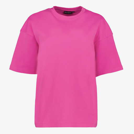 Oversized dames T-shirt roze