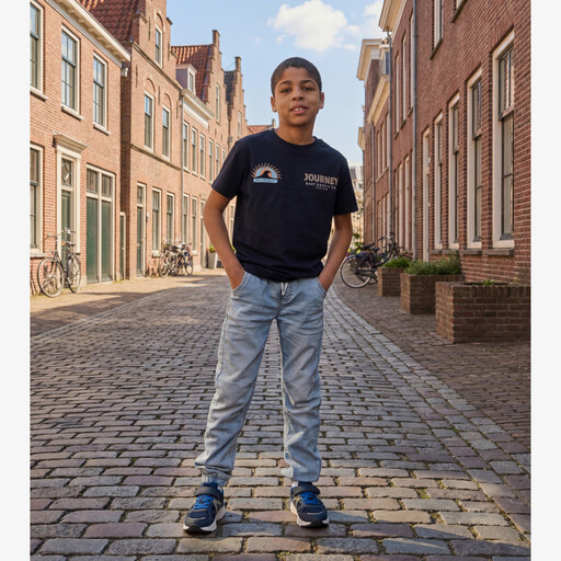 Unsigned jongens jog denim lichtblauw