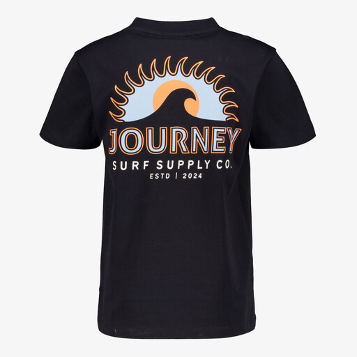 Jongens T-shirt met backprint donkerblauw