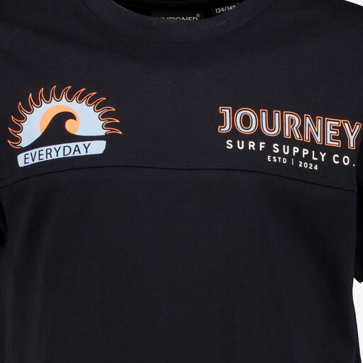 Jongens T-shirt met backprint donkerblauw