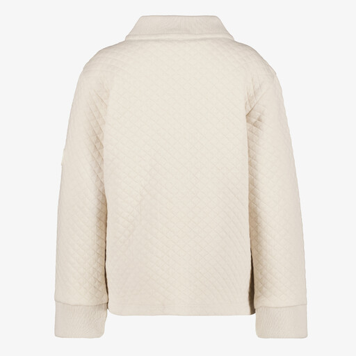 Jongens blouse met structuur beige