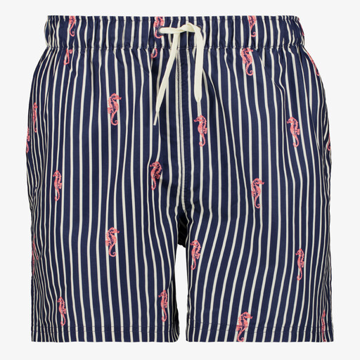 Heren zwemshort gestreept blauw