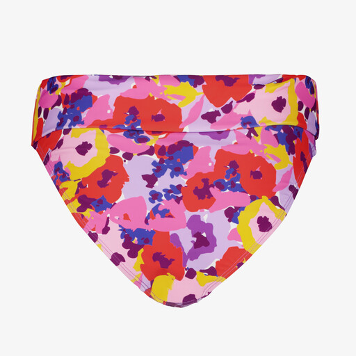Dames bikinibroekje met bloemenprint multicolor