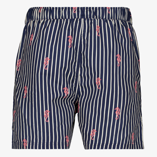 Heren zwemshort gestreept blauw