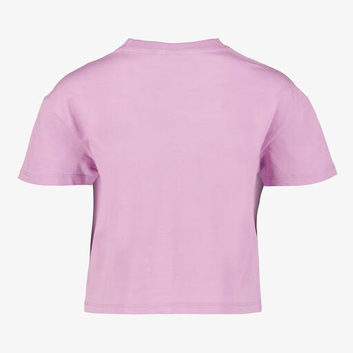 Cropped meisjes T-shirt lila