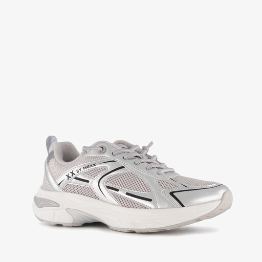 XX by dames dad sneakers zilverkleurig