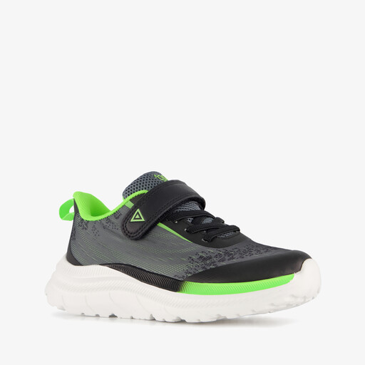 Kinder sportschoenen zwart groen