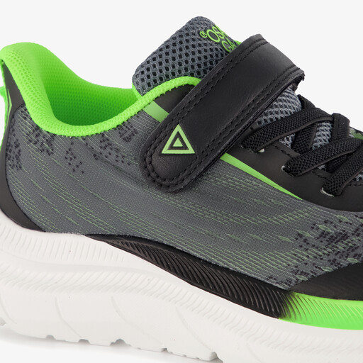 Kinder sportschoenen zwart groen