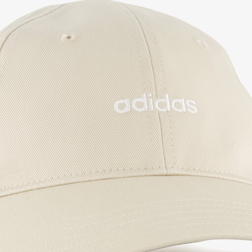 Linear Embroidery Baseball pet beige