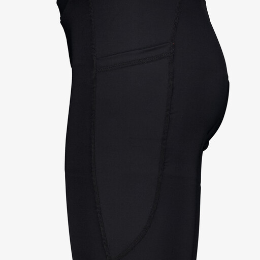 Dry dames hardloopshort met zakken zwart