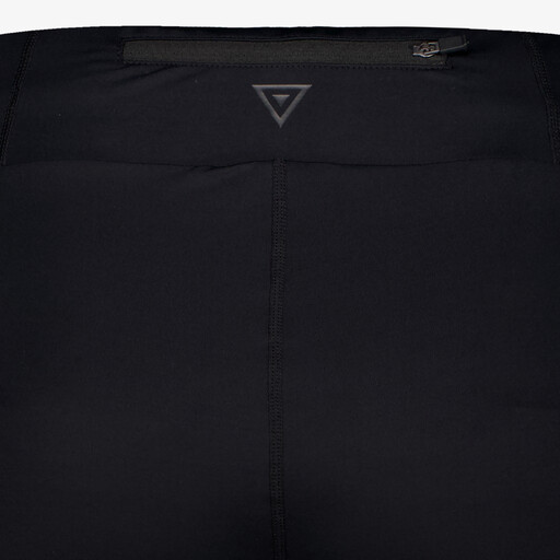 Dry dames hardloopshort met zakken zwart